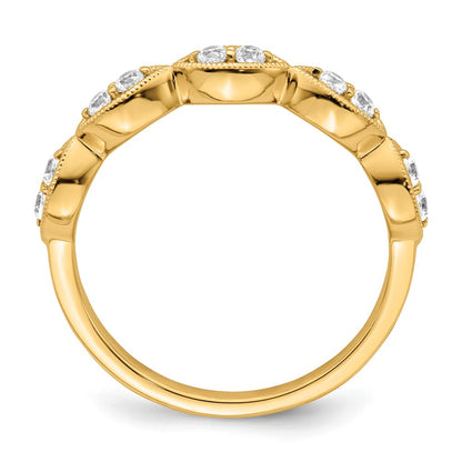 14k Yellow Gold 1/4 Ct. Lab Grown Diamond VS/SI+ G+ Ring