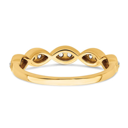 14k Yellow Gold 1/4 Ct. Lab Grown Diamond VS/SI+ G+ Ring