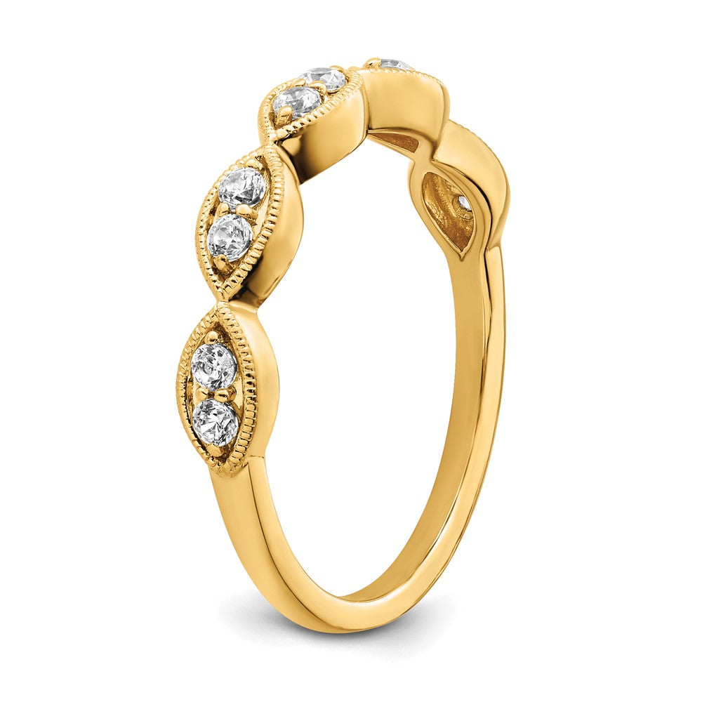 14k Yellow Gold 1/4 Ct. Lab Grown Diamond VS/SI+ G+ Ring