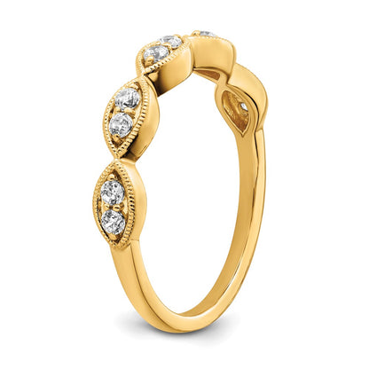 14k Yellow Gold 1/4 Ct. Lab Grown Diamond VS/SI+ G+ Ring