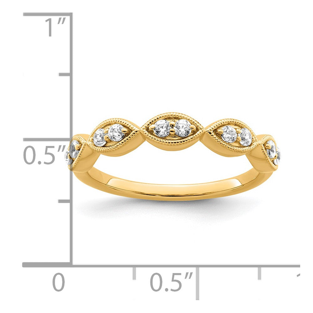 14k Yellow Gold 1/4 Ct. Lab Grown Diamond VS/SI+ G+ Ring