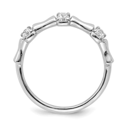 14K White Gold Lab Grown Diamond VS/SI+ G+ Fancy Ring