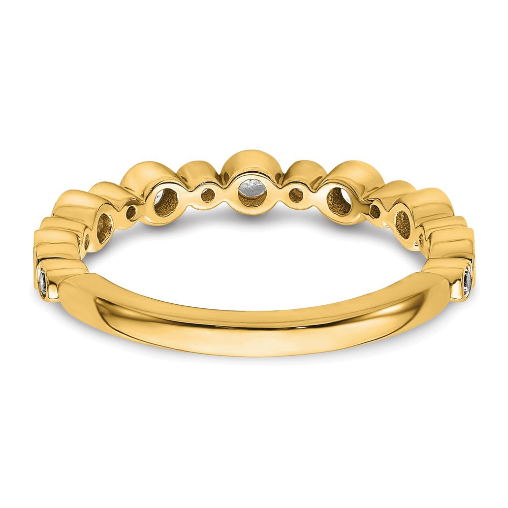 14k Yellow Gold Lab Grown Diamond VS/SI FGH Band Ring