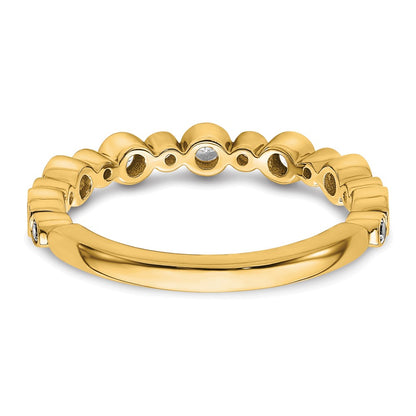 14k Yellow Gold Lab Grown Diamond VS/SI FGH Band Ring