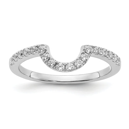 14K White Gold Lab Grown Diamond VS/SI FGH Matching Wedding Band Ring