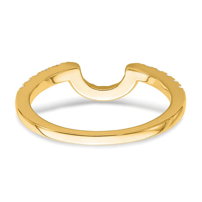 14k Yellow Gold Lab Grown Diamond VS/SI FGH Matching Wedding Band Ring