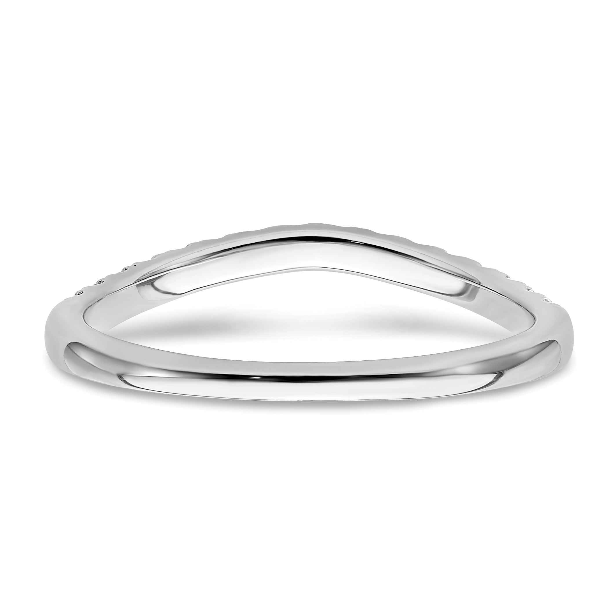 14K White Gold Lab Grown Diamond VS/SI+ G+ Set of 2 Wedding Band Rings