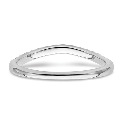 14K White Gold Lab Grown Diamond VS/SI+ G+ Set of 2 Wedding Band Rings