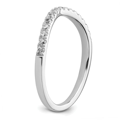 14K White Gold Lab Grown Diamond VS/SI+ G+ Set of 2 Wedding Band Rings