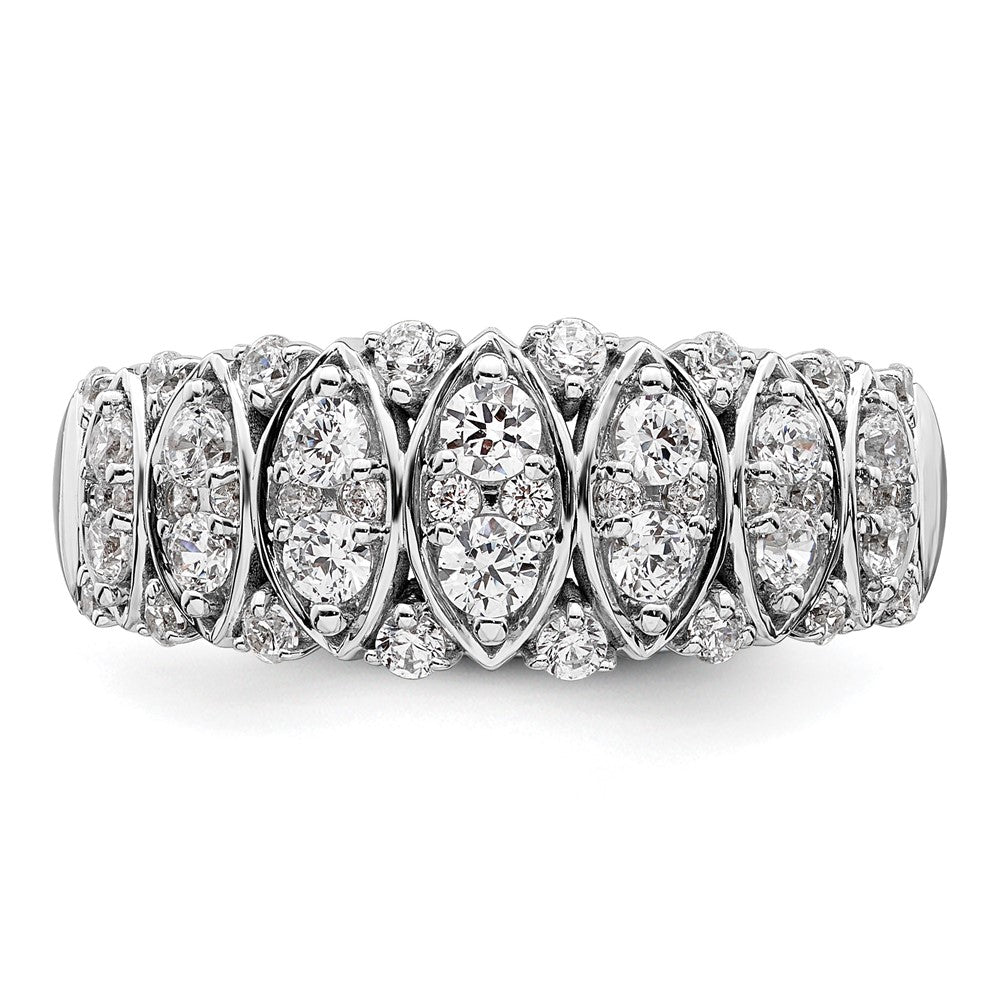 14K White Gold 3/4 Carat Complete Diamond Ring