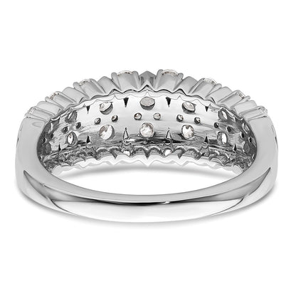 14K White Gold 3/4 Carat Complete Diamond Ring