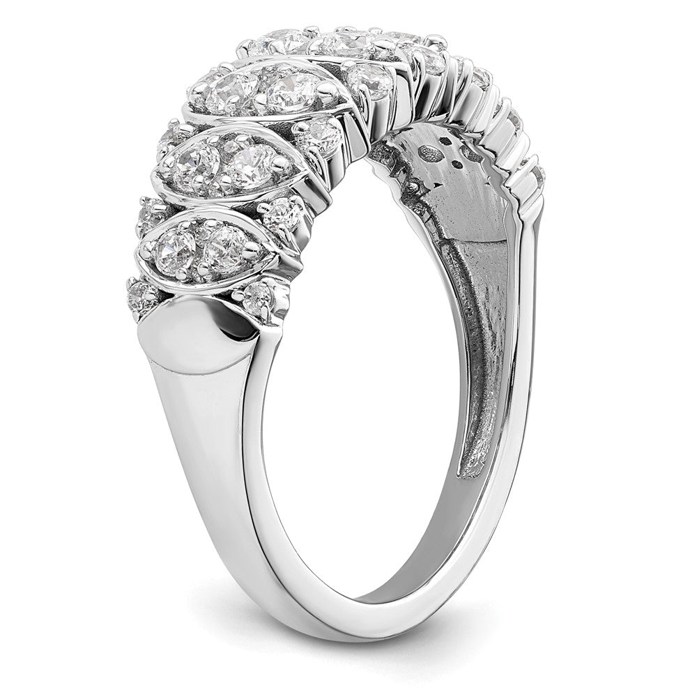 14K White Gold 3/4 Carat Complete Diamond Ring