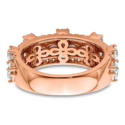14k Rose Gold 2 1/2 Ct. Lab Gronw Diamond VS/SI+ G+ Fashion Ring