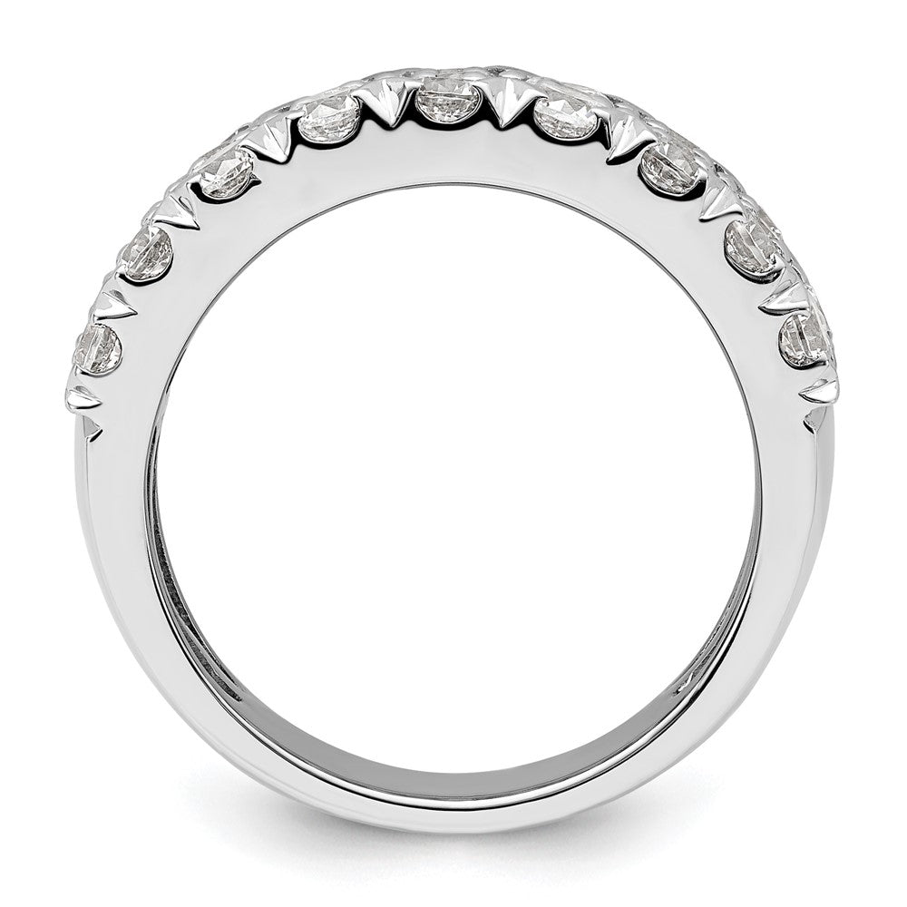 14K White Gold Lab Grown Diamond VS/SI+ G+ Band Ring