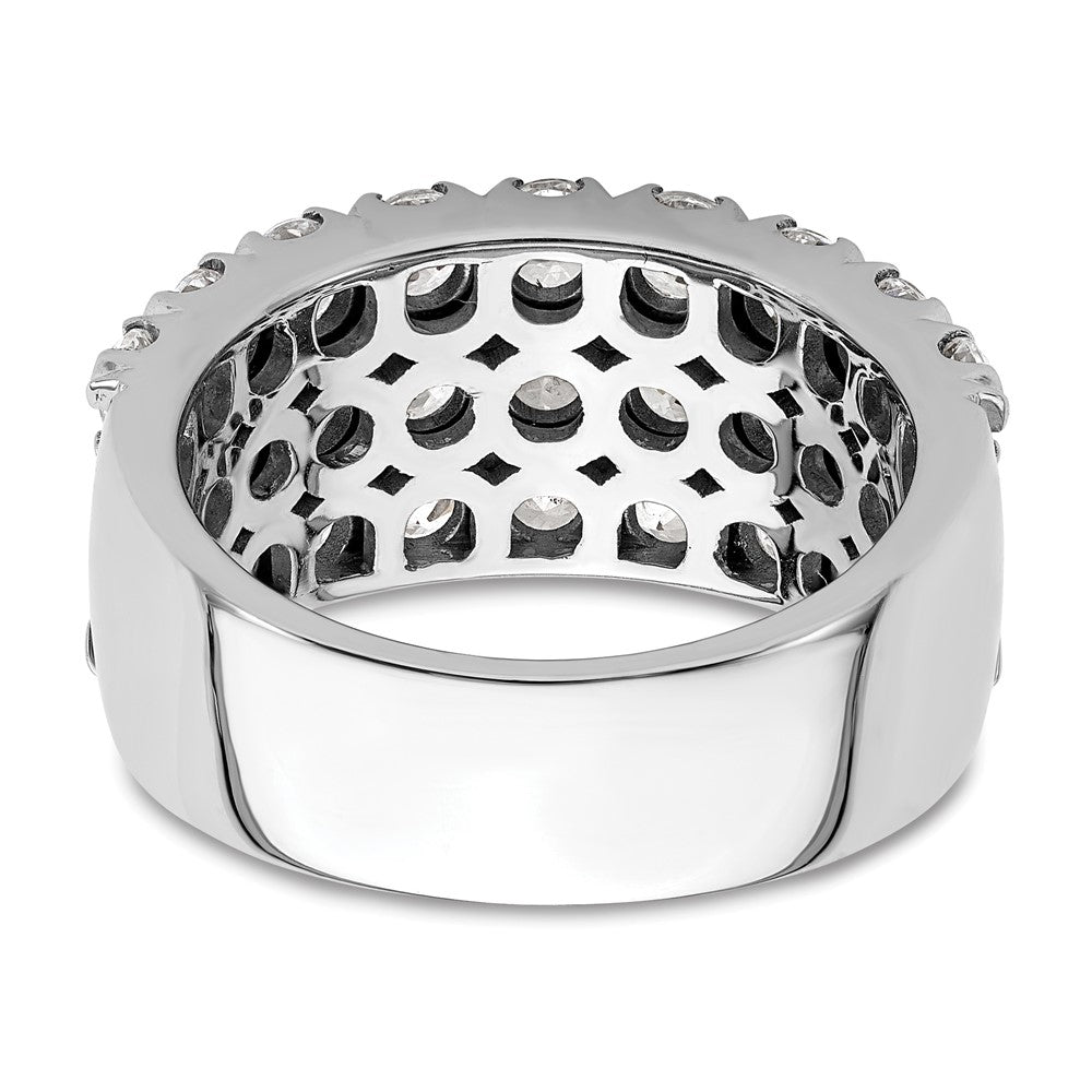 14K White Gold Lab Grown Diamond VS/SI+ G+ Band Ring