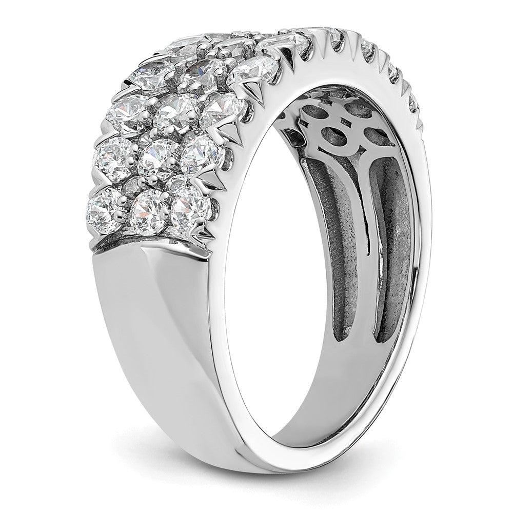14K White Gold Pave 2 carat Complete Diamond Ring