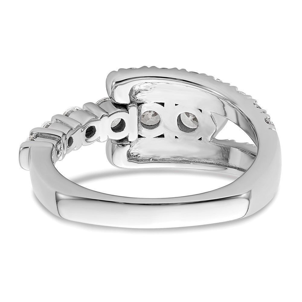 14k White Gold 1 3/8 Ct. Lab Grown Diamond VS/SI+ G+ Fashion Ring