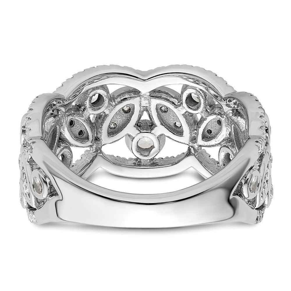 14k White Gold 7/8 Ct. Lab Grown Diamond VS/SI+ G+ Fashion Ring