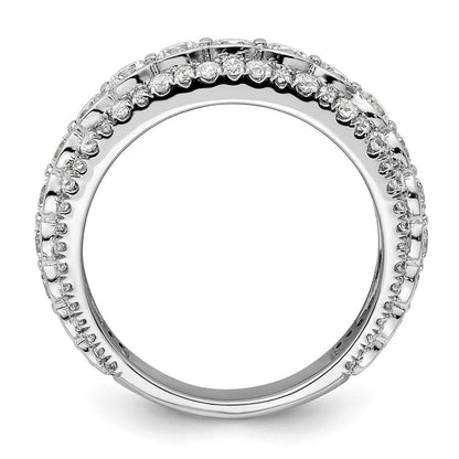 14k White Gold 2 Ct. Lab Grown Diamond VS/SI+ G+ Fashion Ring