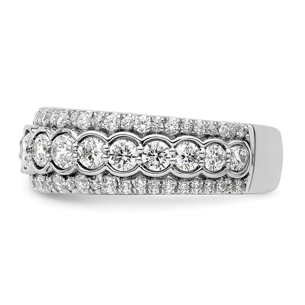 14k White Gold 2 Ct. Lab Grown Diamond VS/SI+ G+ Fashion Ring