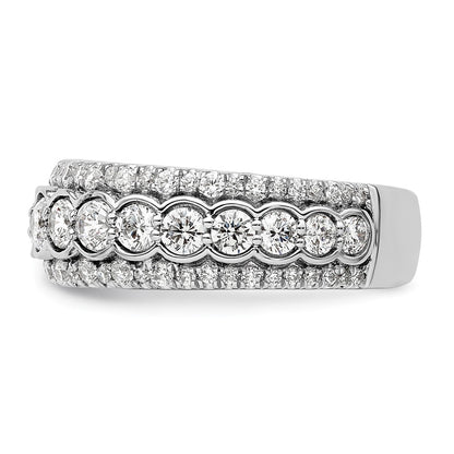 14k White Gold 2 Ct. Lab Grown Diamond VS/SI+ G+ Fashion Ring