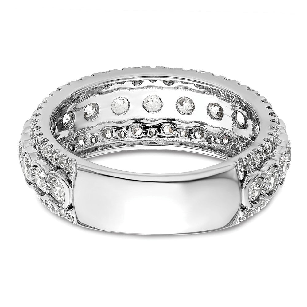 14k White Gold 2 Ct. Lab Grown Diamond VS/SI+ G+ Fashion Ring