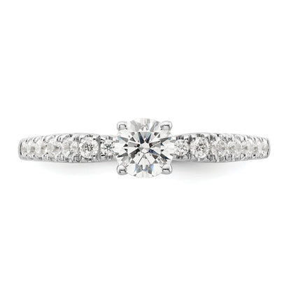 14K White Gold Lab Grown VS/SI FGH Diamond Two Promises Engagement Ring