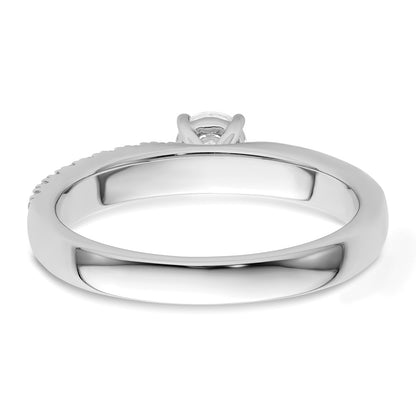 14K White Gold Lab Grown VS/SI+ G+ Diamond Two Promises Engagement Ring