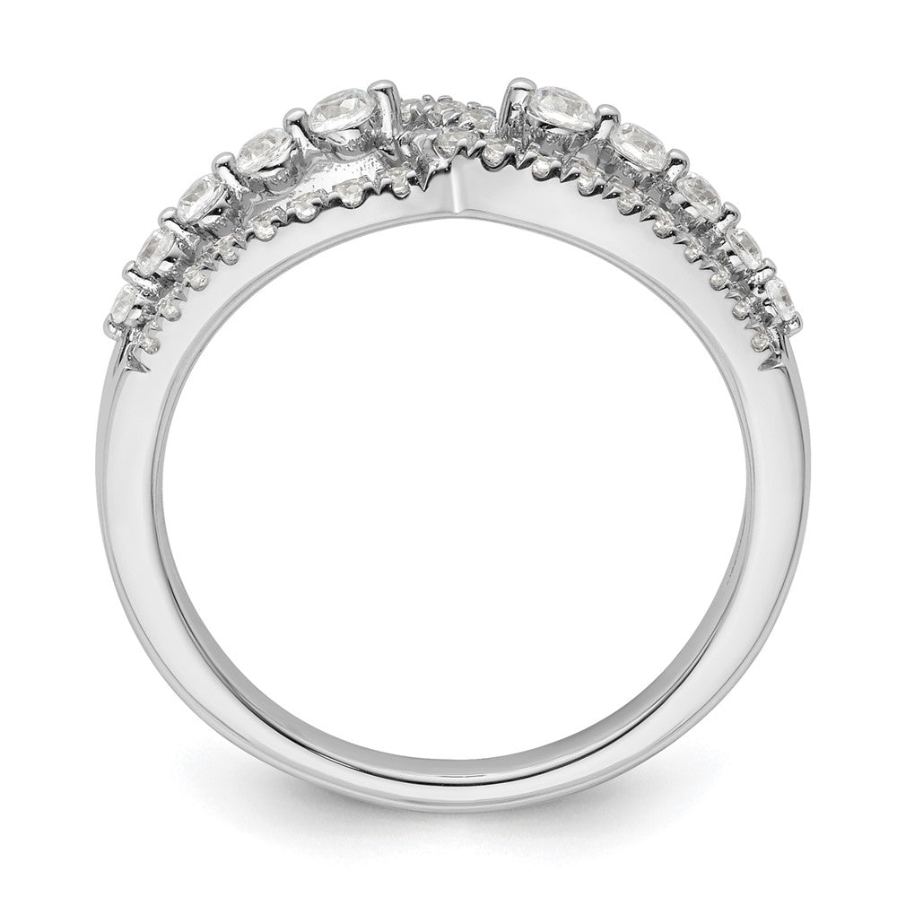 14k White Gold 1/2 Ct. Lab Grown Diamond VS/SI+ G+ Fashion Ring