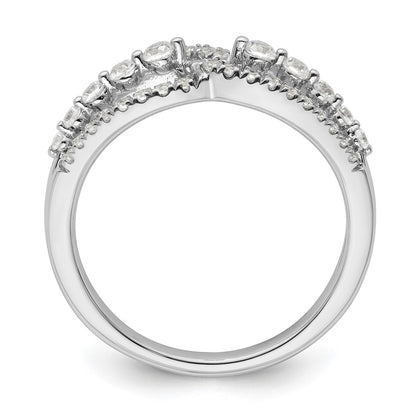 14k White Gold 1/2 Ct. Lab Grown Diamond VS/SI+ G+ Fashion Ring