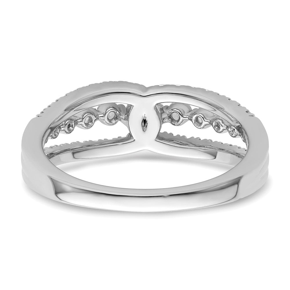 14k White Gold 1/2 Ct. Lab Grown Diamond VS/SI+ G+ Fashion Ring