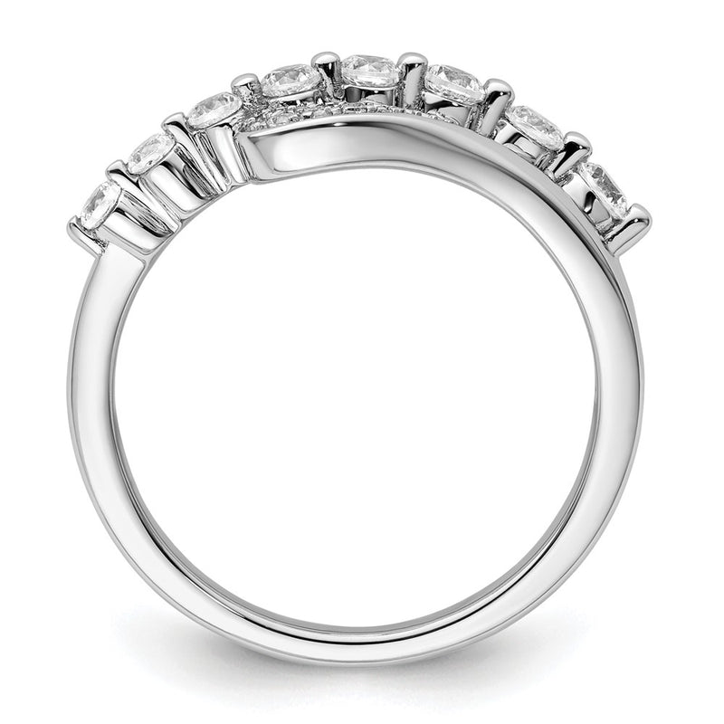 14k White Gold 1 1/5 Ct. Lab Grown Diamond VS/SI+ G+ Fashion Ring