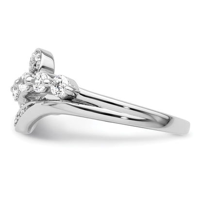 14k White Gold 1 1/5 Ct. Lab Grown Diamond VS/SI+ G+ Fashion Ring