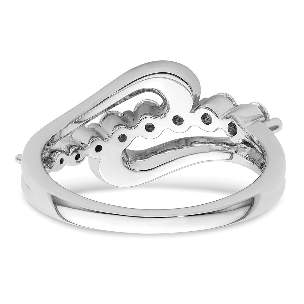 14k White Gold 1 1/5 Ct. Lab Grown Diamond VS/SI+ G+ Fashion Ring