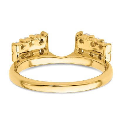 14k Yellow Gold 1/2 Ct. Lab Grown Diamond VS/SI+ G+ Ring Wrap