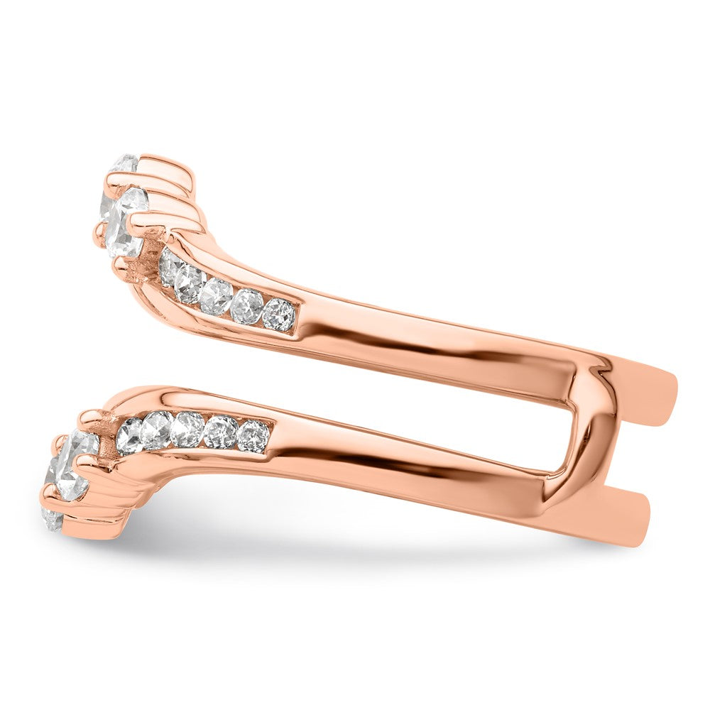 14k Rose Gold Lab Grown Diamond VS/SI FGH Guard