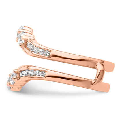 14k Rose Gold Lab Grown Diamond VS/SI FGH Guard