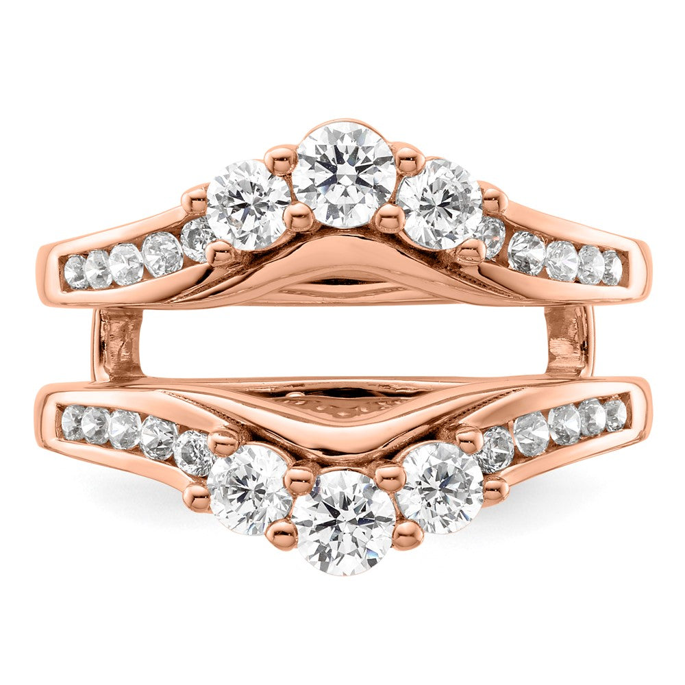 14k Rose Gold Lab Grown Diamond VS/SI FGH Guard