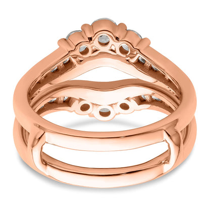 14k Rose Gold Lab Grown Diamond VS/SI FGH Guard