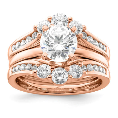 14k Rose Gold Lab Grown Diamond VS/SI FGH Guard