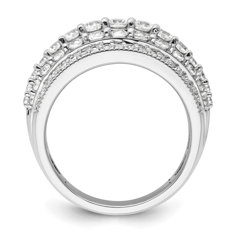 14k White Gold 1 1/2 Ct. Lab Grown Diamond VS/SI+ G+ Fashion Ring