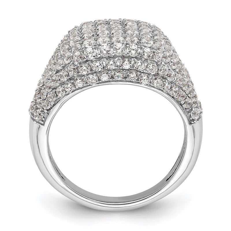 14k White Gold 2 1/4 Ct. Lab Grown Diamond VS/SI+ G+ Cluster Fashion Ring