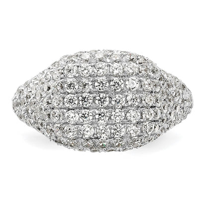 14k White Gold 2 1/4 Ct. Lab Grown Diamond VS/SI+ G+ Cluster Fashion Ring