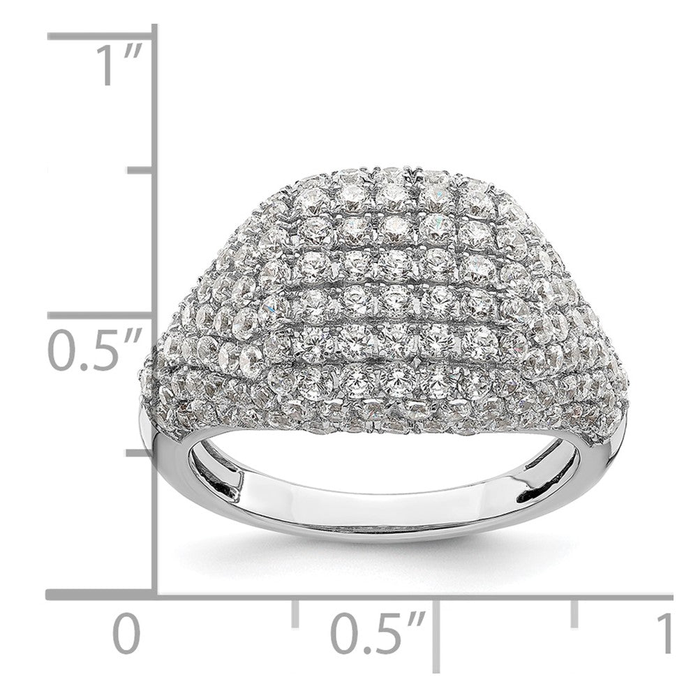 14k White Gold 2 1/4 Ct. Lab Grown Diamond VS/SI+ G+ Cluster Fashion Ring