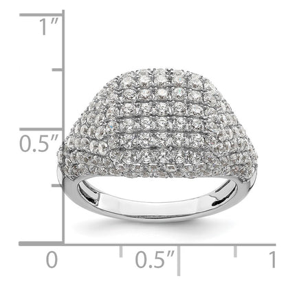 14k White Gold 2 1/4 Ct. Lab Grown Diamond VS/SI+ G+ Cluster Fashion Ring