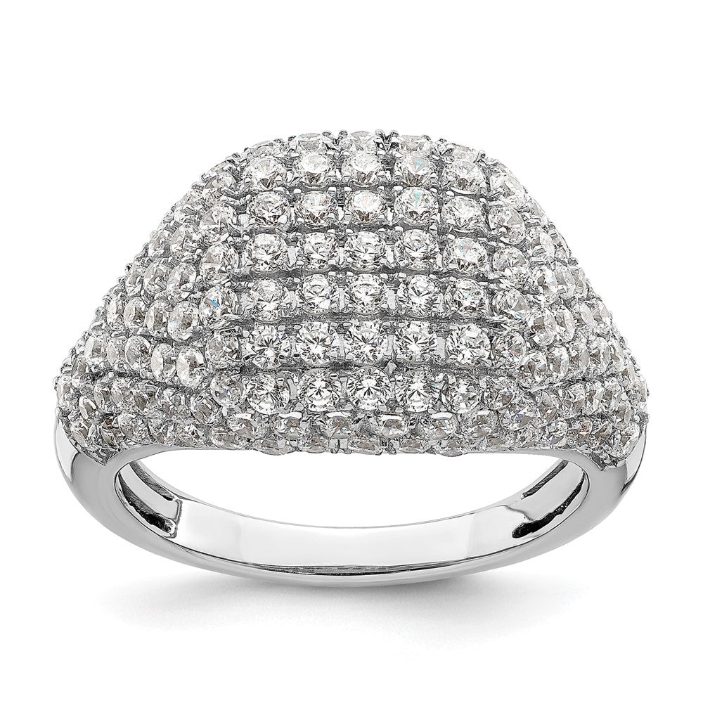 14k White Gold 2 1/4 Ct. Lab Grown Diamond VS/SI+ G+ Cluster Fashion Ring