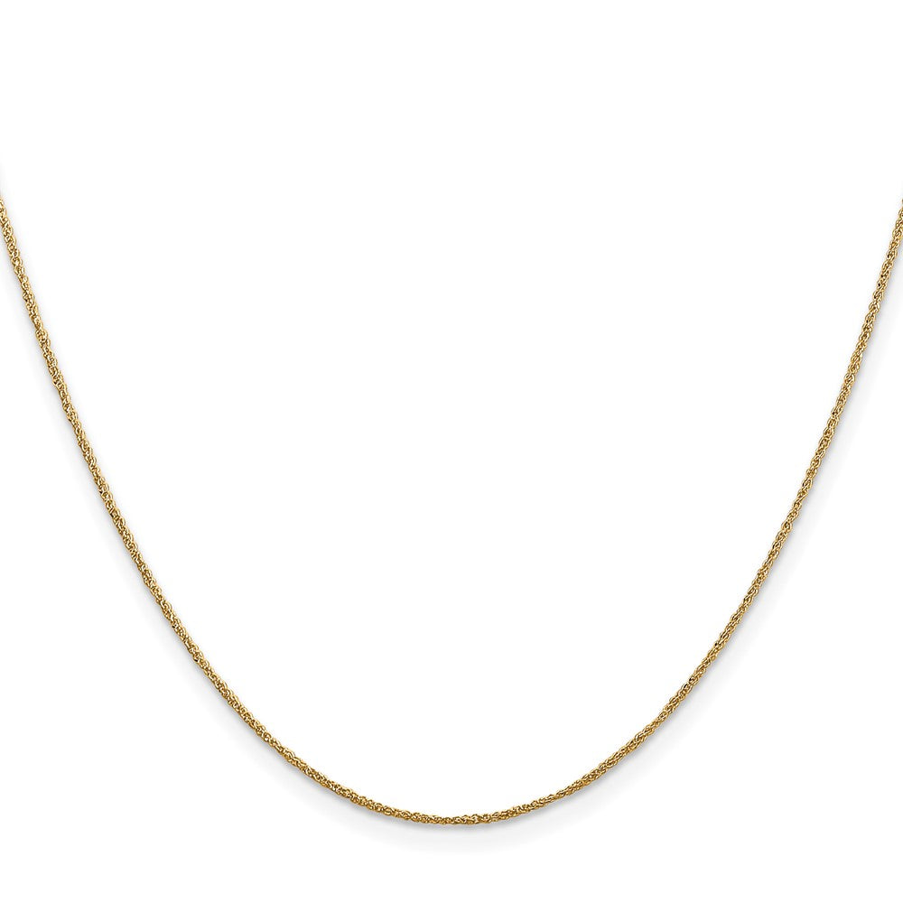 22 Inch 14K .70mm Ropa Chain Necklace