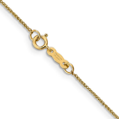 14K Yellow Gold 14 Inch .70mm Ropa With Spring Ring Clasp Chain