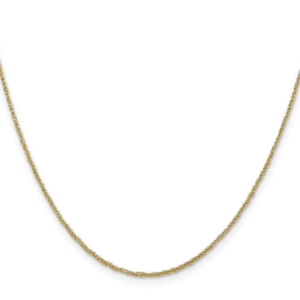 22 Inch 14K 1.1mm Ropa Chain Necklace