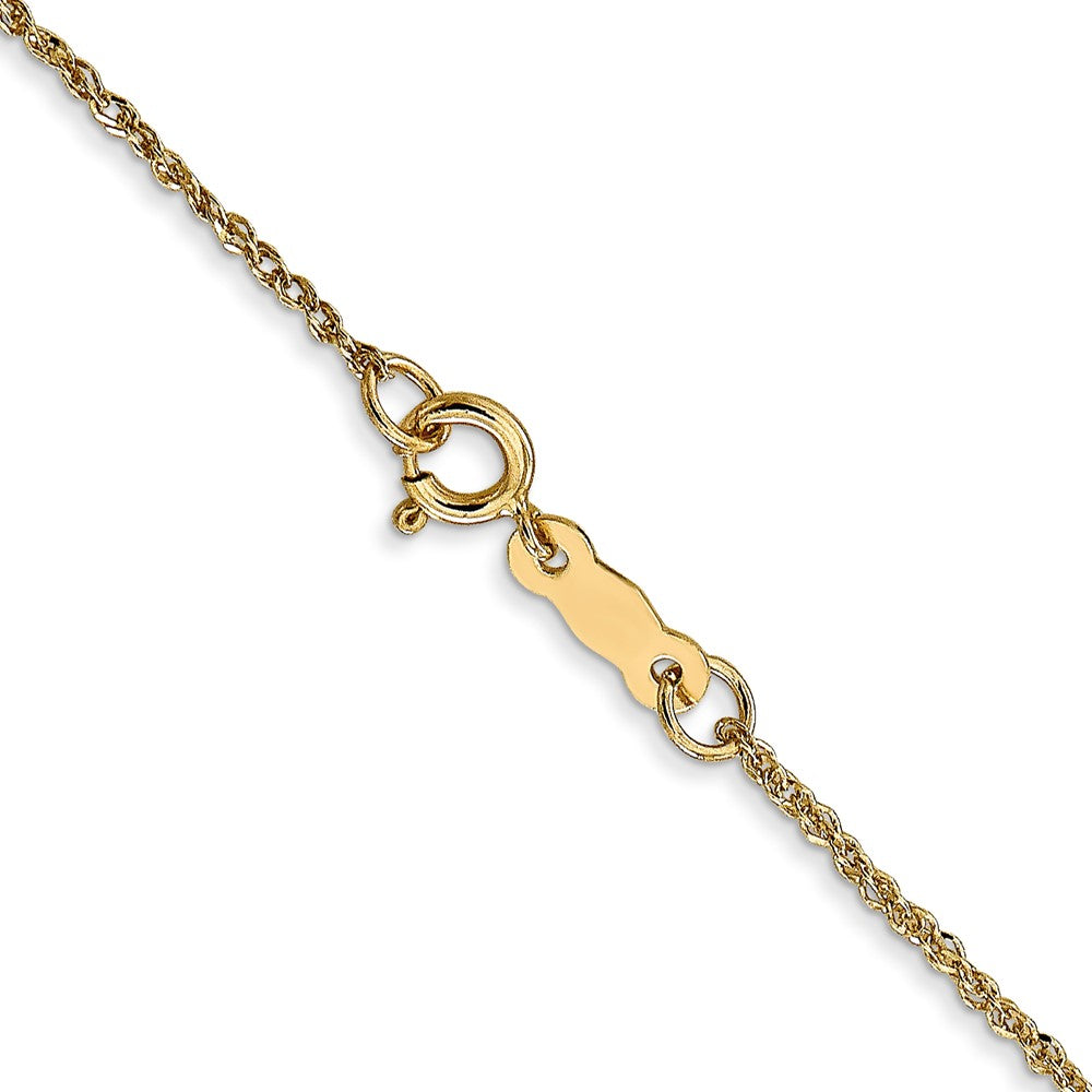 22 Inch 14K 1.1mm Ropa Chain Necklace